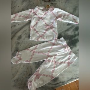 The Beaufort Bonnet Company Pajamas 0/6M EUC